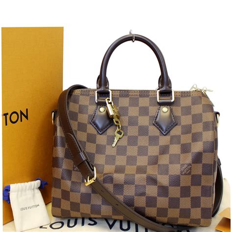 louis vuitton speedy 25 damier with strap